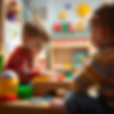 Children engaging in educational activities