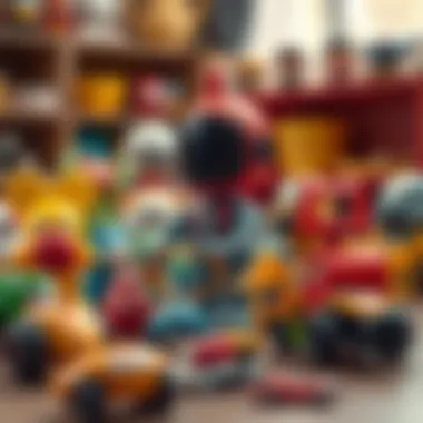 A variety of Akeo toys suitable for different age groups