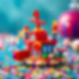 Colorful Aquabeads creations