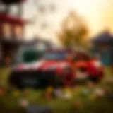 Creative Lego car design showcasing imagination