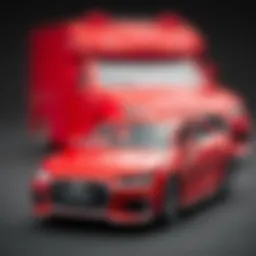 Audi toy showcasing quality and design