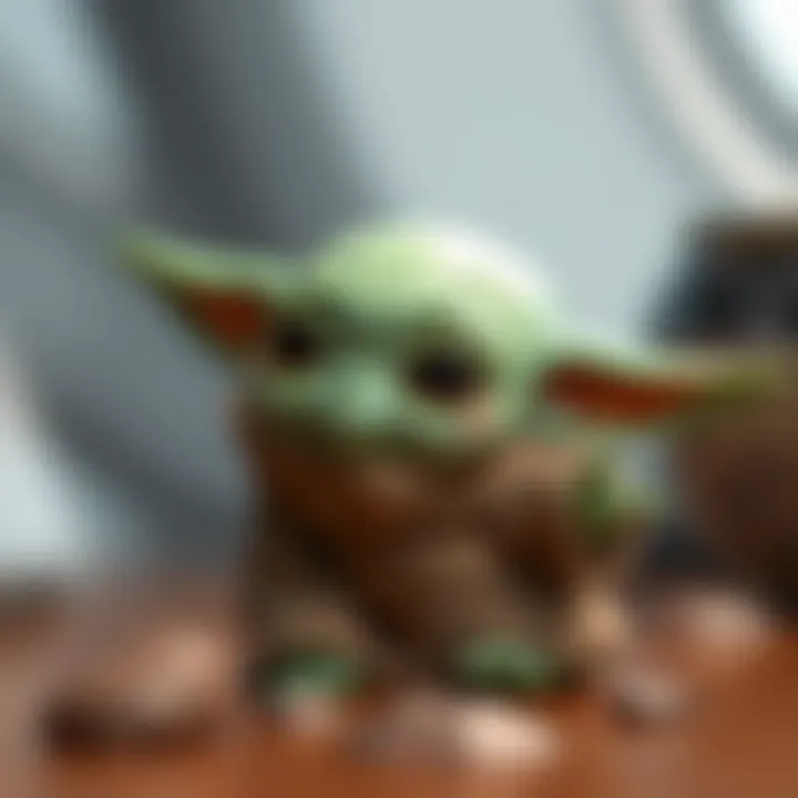 Baby Yoda showcasing his playful side