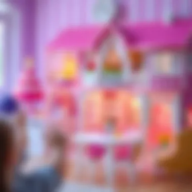 Interactive Barbie dollhouse game