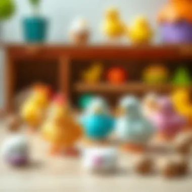 Sustainable Chick Toy Options for Eco-conscious Parents Colorful collection of sustainable chick toys