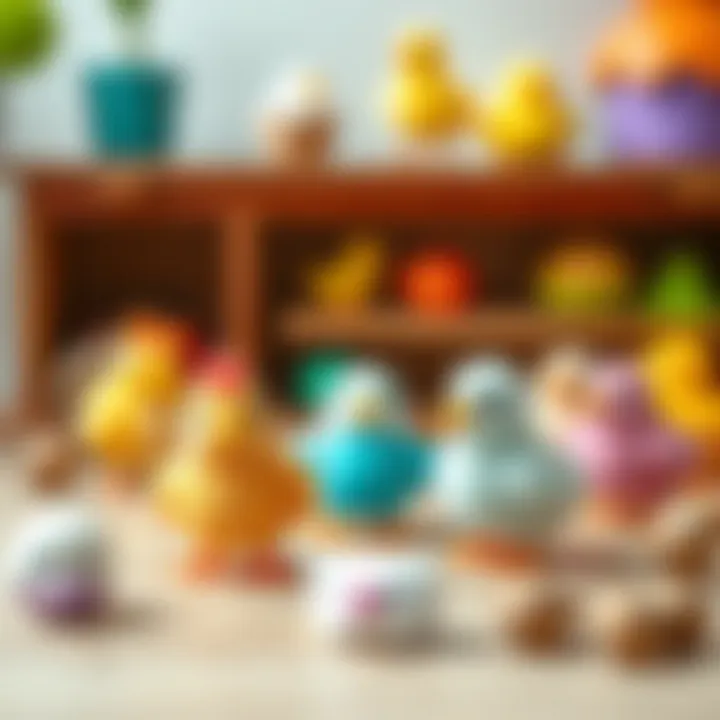 Sustainable Chick Toy Options for Eco-conscious Parents Colorful collection of sustainable chick toys