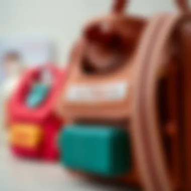 Close-up of Benetton Bag Features Close-up of Benetton bag features