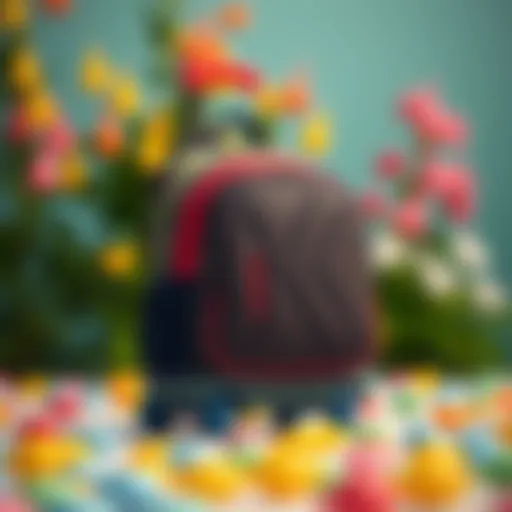 Stylish Benetton wheeled school bag