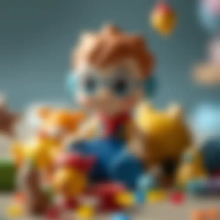 Creative playtime with imaginative toys