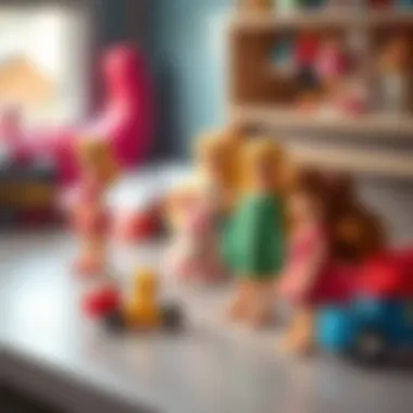 A graph showing price fluctuations of dolls over time