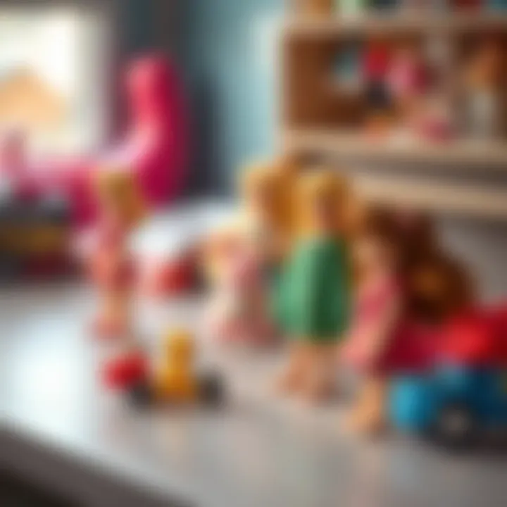 A graph showing price fluctuations of dolls over time