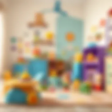 Inspiring Environments for Learning and Growth A vibrant playroom filled with developmental toys.