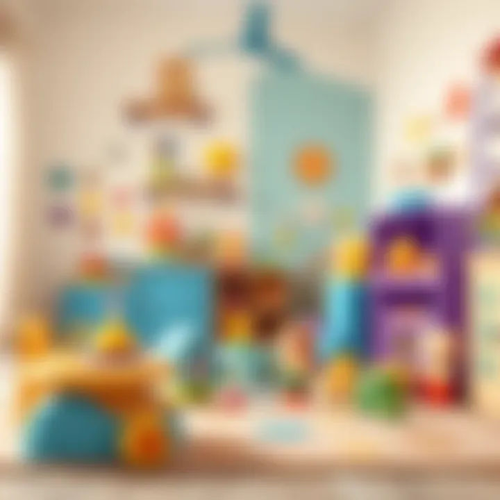 Inspiring Environments for Learning and Growth A vibrant playroom filled with developmental toys.