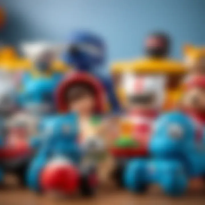 Diverse range of Bluey toys for different age groups