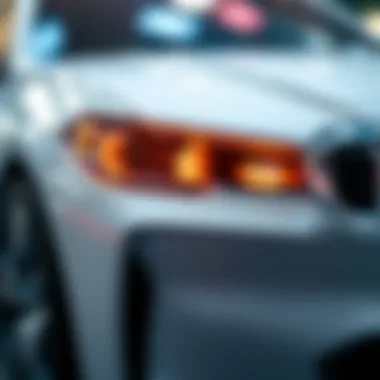 Safety Features of BMW Electric Cars Close-up of BMW electric car features highlighting safety protocols