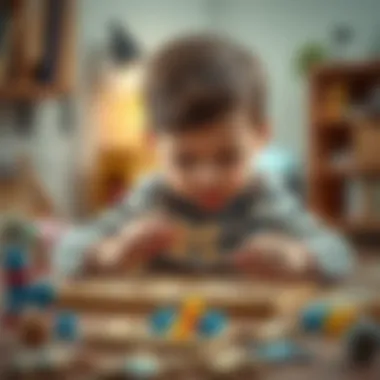 Focus and Logic in Puzzle Solving A child concentrating on solving a puzzle
