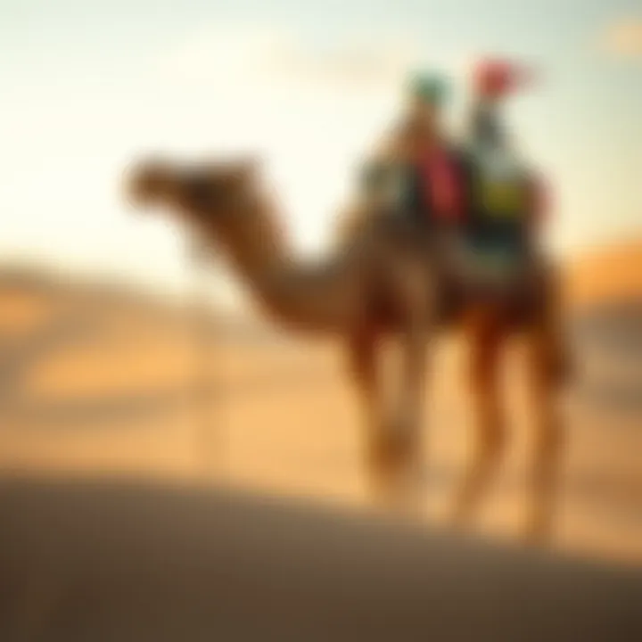 Camel: The Ship of the Desert A captivating camel in a desert landscape