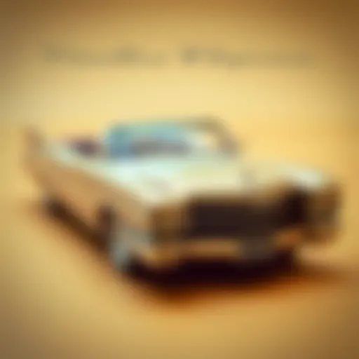 A classic Cadillac model showcasing its sleek design