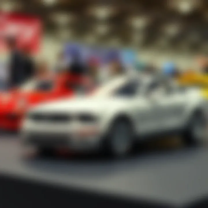 Car Model Competition Showcase Exciting car model competition with participants showcasing their work