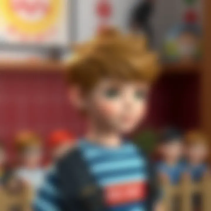 Casual hairstyle for boys