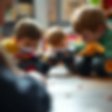 Children engaging in imaginative play with Hot Wheels Monster Trucks, fostering creativity
