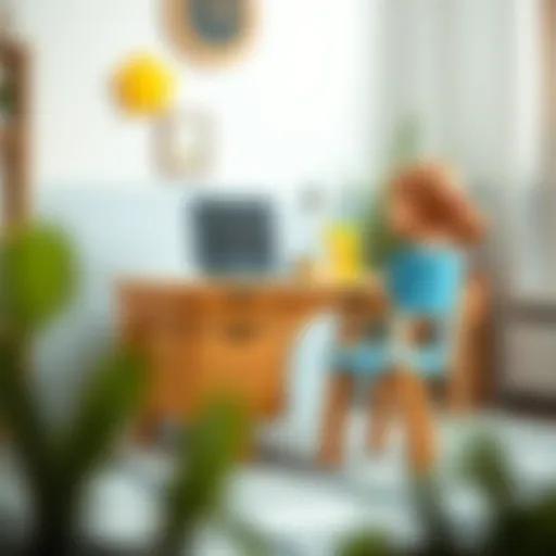 Functional and Stylish Children's Desk Stylish children's desk designed for optimal functionality
