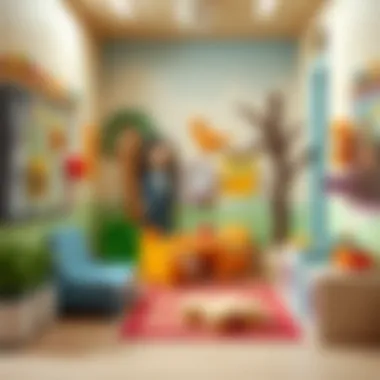 A cozy and safe play area designed for children’s exploration