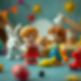 Imaginative Play with Cicciobello Toys Cicciobello toys promoting imaginative play
