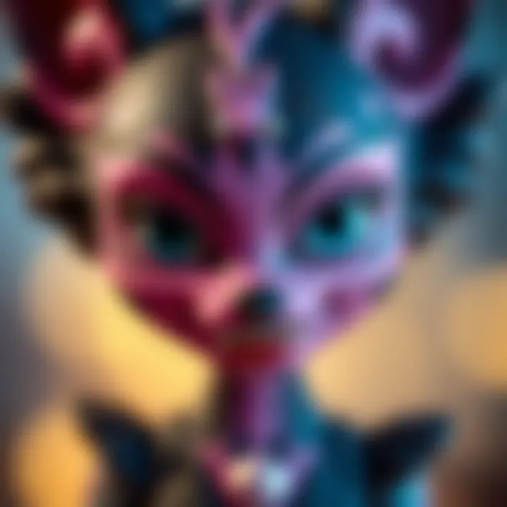 Close-up of Clawdeen Wolf's distinctive features