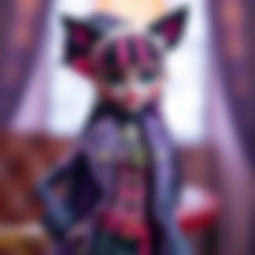 Clawdeen Wolf doll showcasing unique fashion style