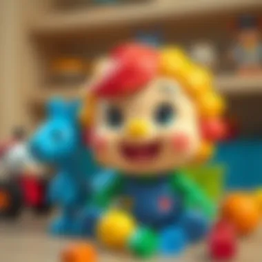 Toys for Emotional Expression Colorful toys designed for enhancing children's emotional and social skills.