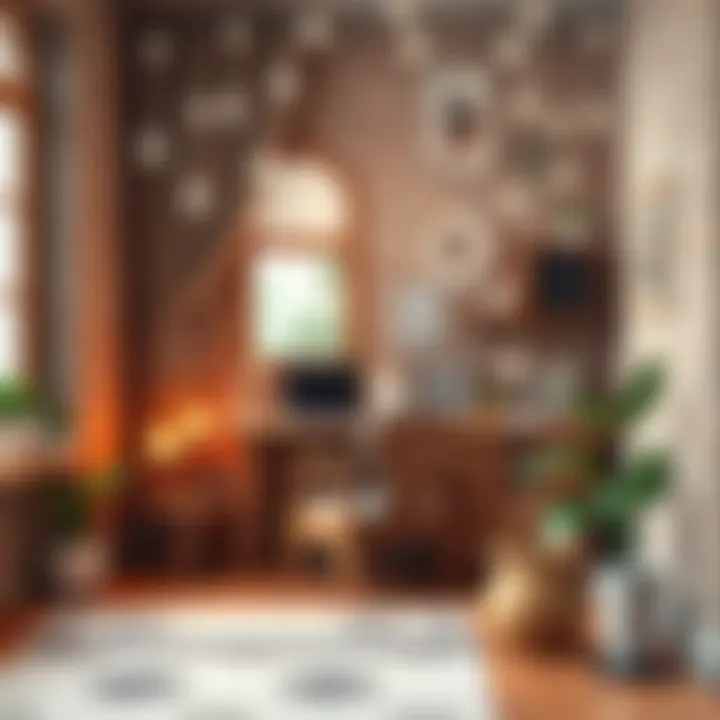 Cozy Reading Nook with Study Desk A cozy reading nook complemented by a functional study desk