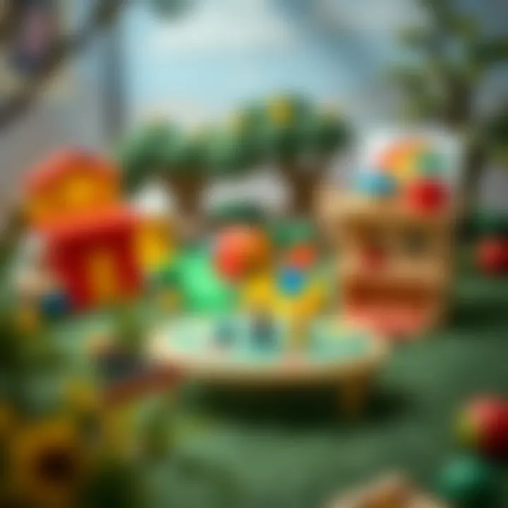 Innovative Play Environment Creative play setup for children's games