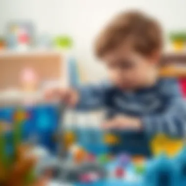 Exploring Problem-Solving Skills with Interactive Games Child exploring problem-solving skills with interactive ocean and space games