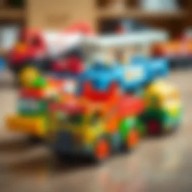 Different types of toy transporters available for children