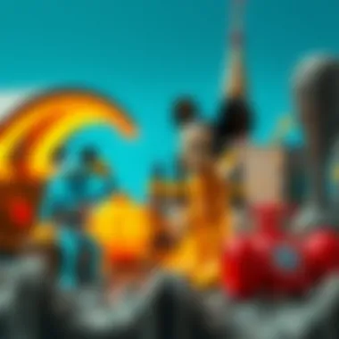 A futuristic interpretation of Disney's vision for the next century.