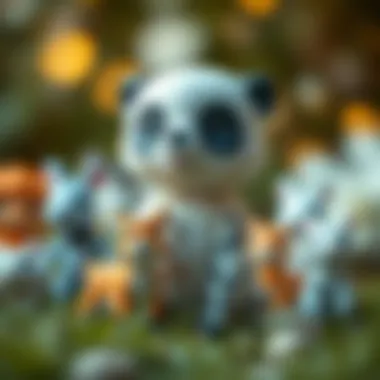 Diverse range of small animal figures suitable for various ages