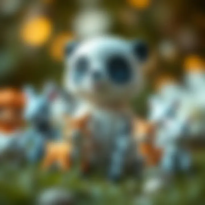 Diverse range of small animal figures suitable for various ages