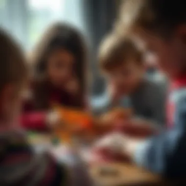 Children engaging in strategic play with Dragon Langırt