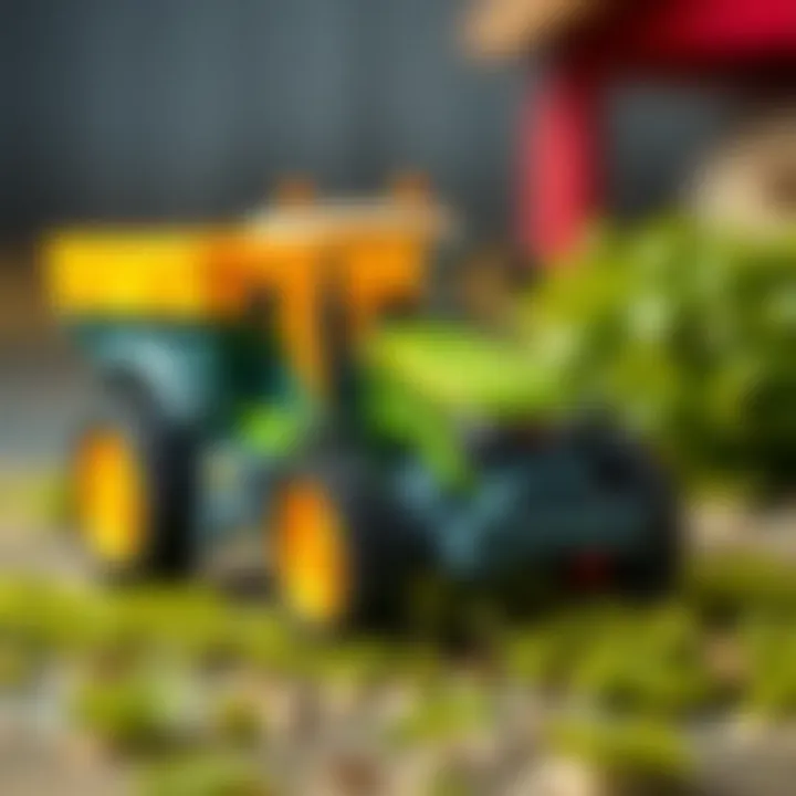 Quality Materials in Toy Tractor Design Durable materials used in children's toy tractor trailer