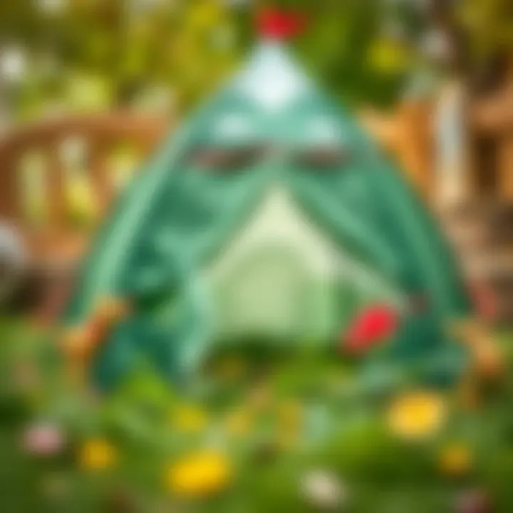 Durable materials used in children's play tents