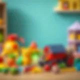 Colorful educational toys for children