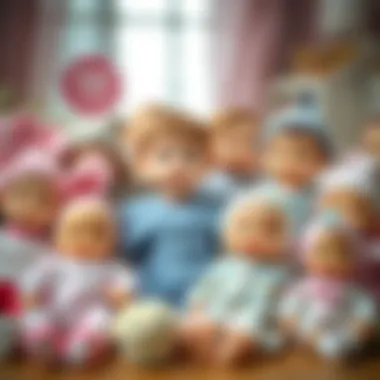 Age-Appropriate Selection of Baby Dolls Various age-appropriate baby dolls displayed for different preferences.