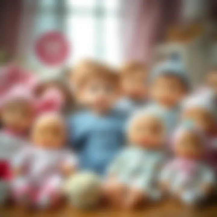 Age-Appropriate Selection of Baby Dolls Various age-appropriate baby dolls displayed for different preferences.