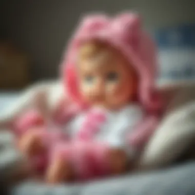 Evaluating Safety Standards for Baby Dolls Parents exploring safety features in children's toys.