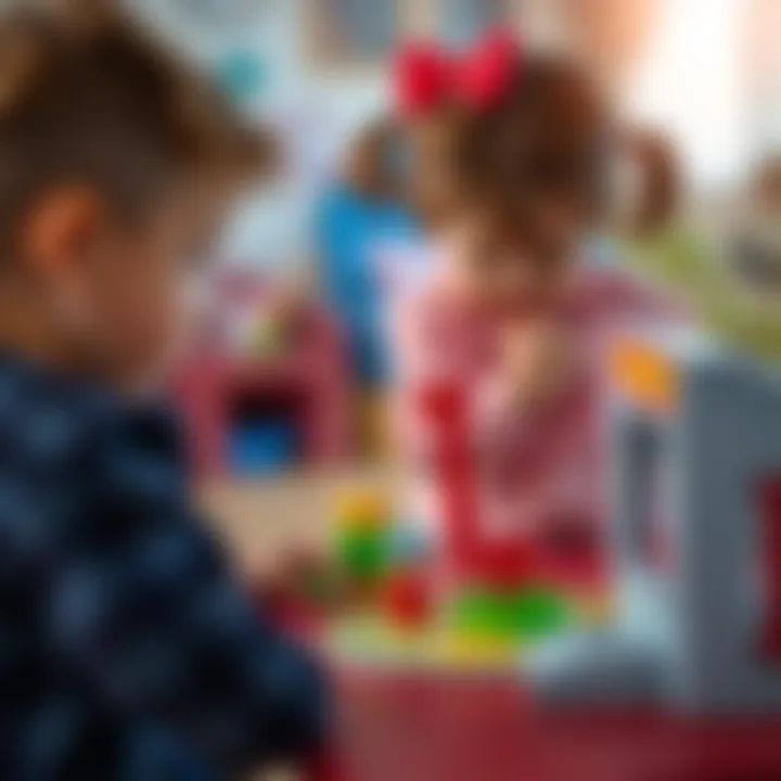 Interactive Playsets for Imaginative Play Children engaging with interactive playsets