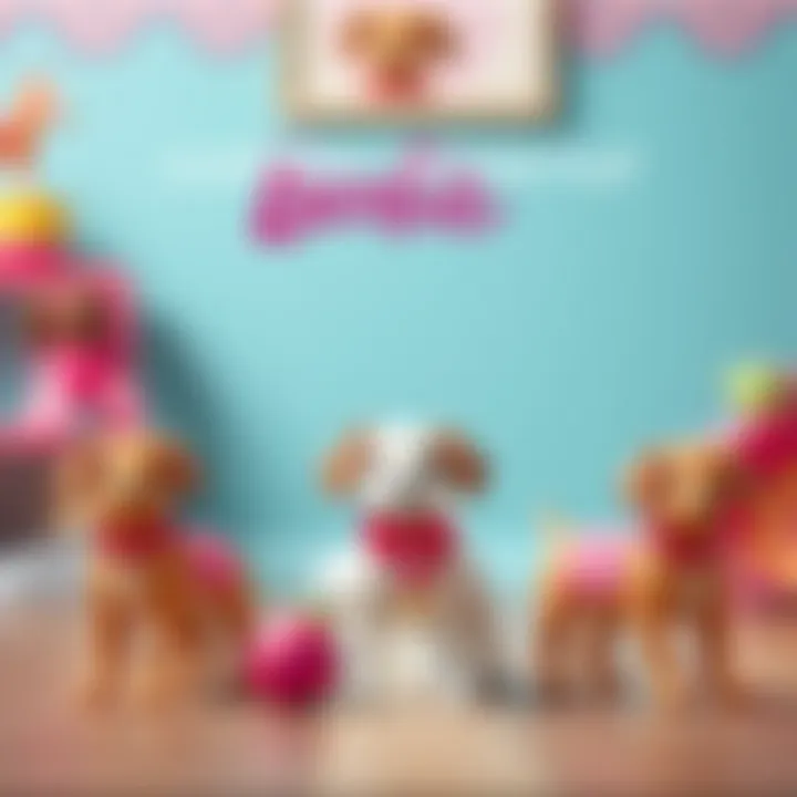 Learning Through Play: Barbie Dogs Educational benefits of Barbie dogs highlighted in a playful infographic