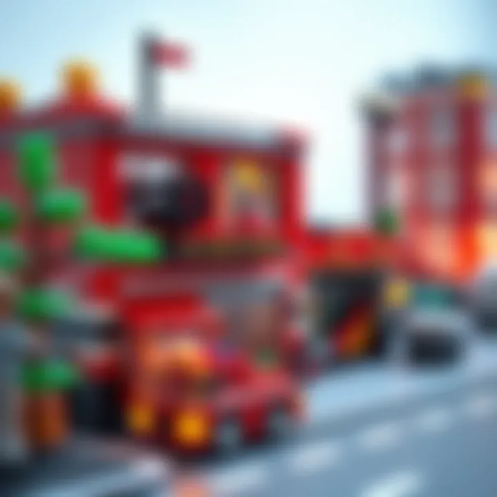 Educational benefits of Lego City fire station in child development