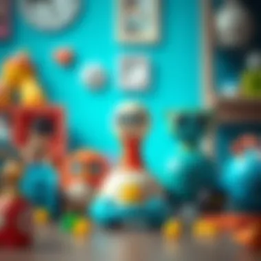 Selection of educational toys for various ages