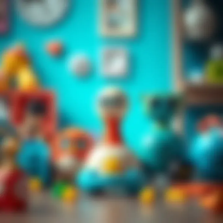 Selection of educational toys for various ages