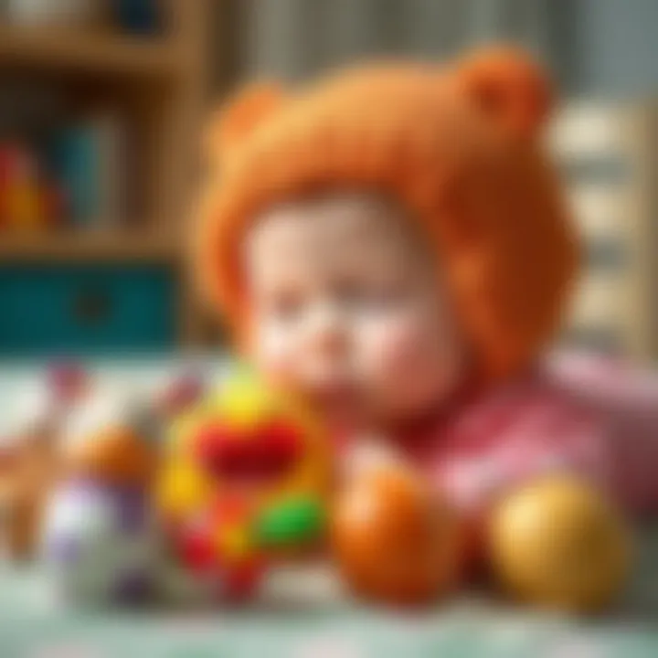 Educational toys designed for newborns and infants
